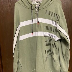 VS Pink Olive green hoodie - size LG